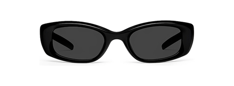 Alphone 01 in black acetate — front view